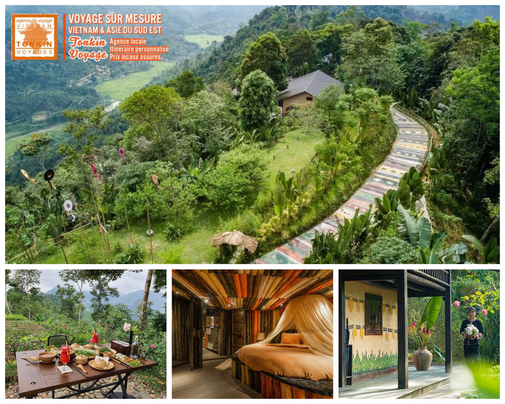 Voyager autrement au Vietnam avec Tonkin Voyage Un s&eacute;jour &agrave; deux dans les montagnes : choisir l&rsquo;intimit&eacute;